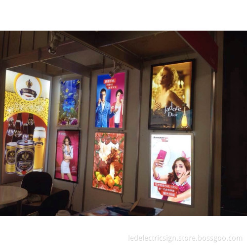 Aluminum Frame LED Sign for Shop Front Name Advertising Aluminum LED Light Box Display